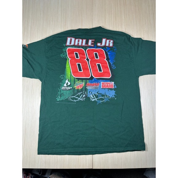 Chase Authentics 2007 Dale Earnhardt Jr NASCAR Shirt Mountain Dew National Guard - Picture 3 of 5